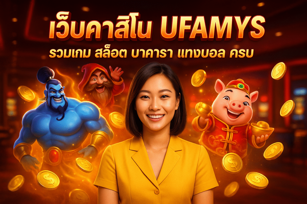 เว็บคาสิโน UFAMYS รวมเกม สล็อต บาคาร่า แทงบอล ครบ