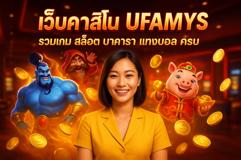 เว็บคาสิโน UFAMYS รวมเกม สล็อต บาคาร่า แทงบอล ครบ