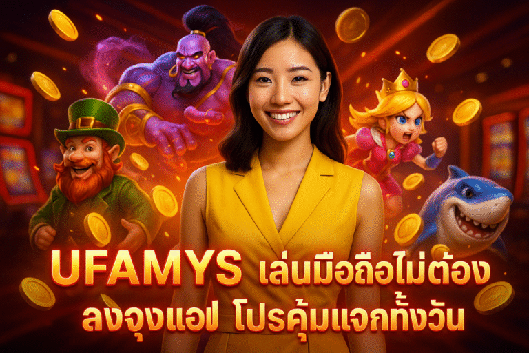 UFAMYS เล่นมือถือไม่ต้องลงแอป โปรคุ้มแจกทั้งวัน
